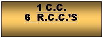 Text Box: 1 C.C.
6 R.C.C.’S